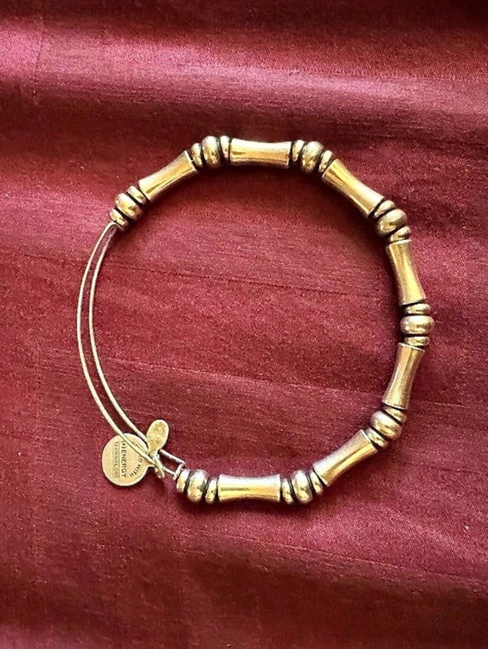 Alex and Ani Bamboo Wrap Bracelet Gold